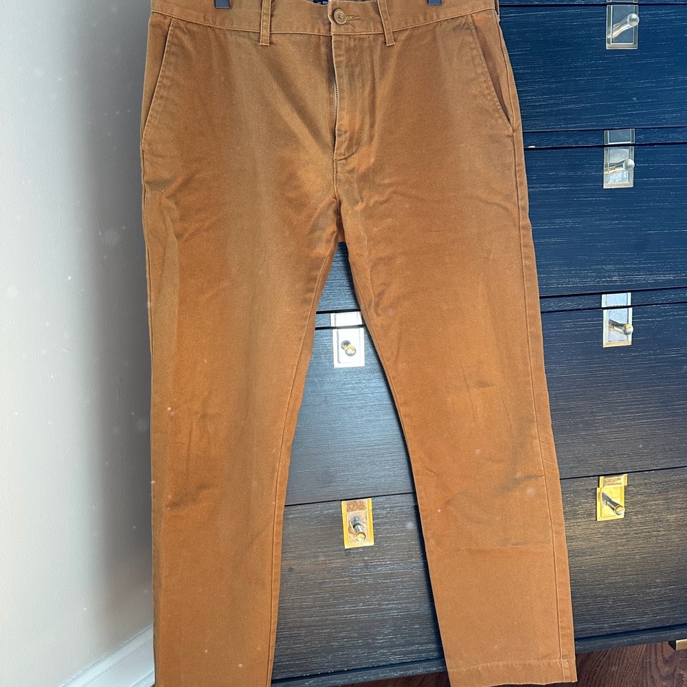 J. Crew Factory Men's Brown Chino Pants